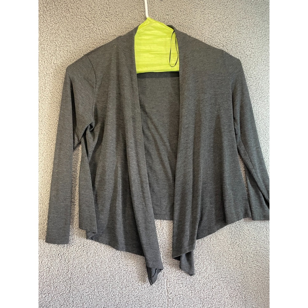 Ambiance Gray Womens Cardigan Open Front Sweater Size Gray 2X